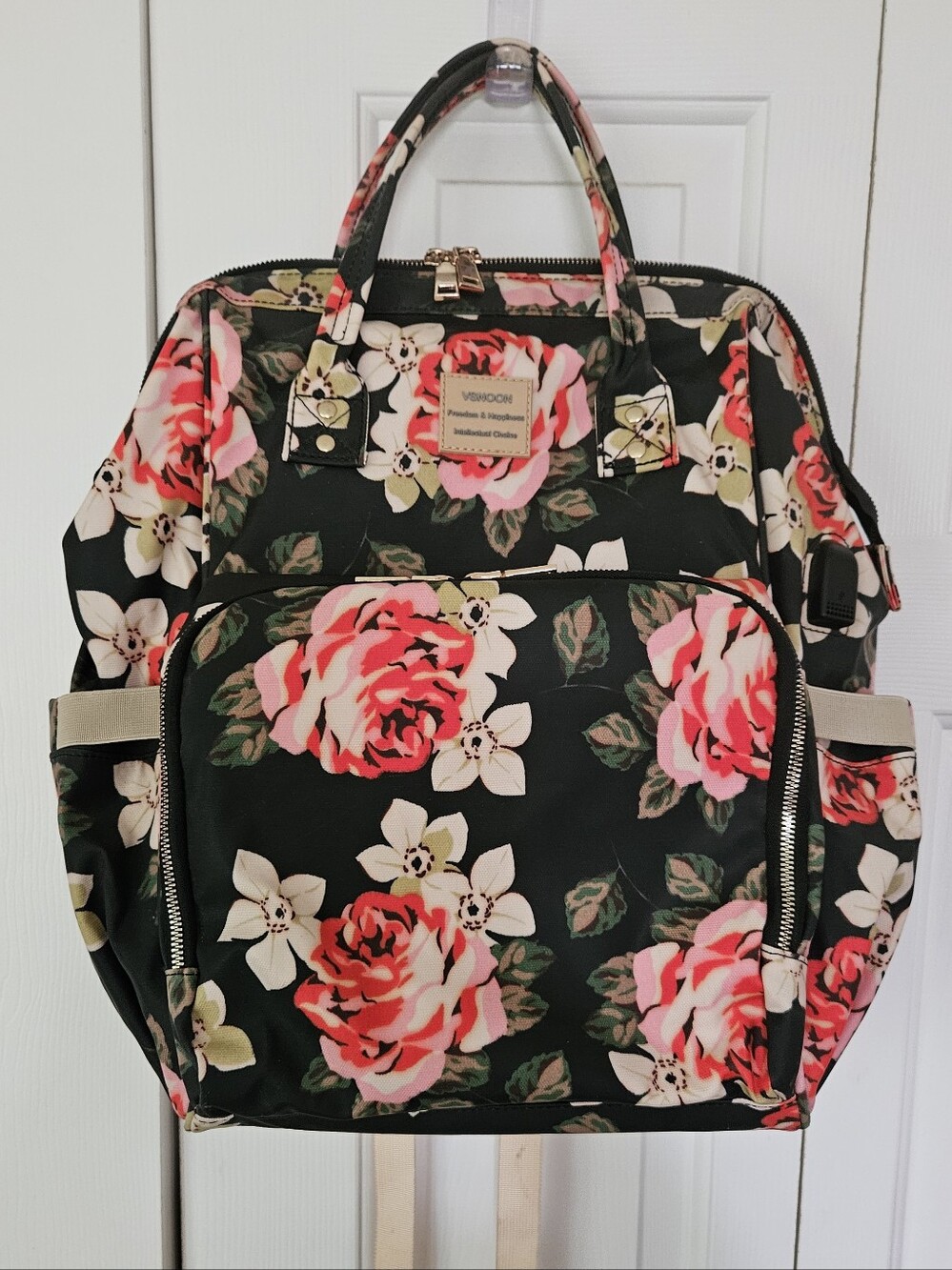 VSNOON Floral Backpack